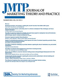 Journal of Marketing Theory & Practice